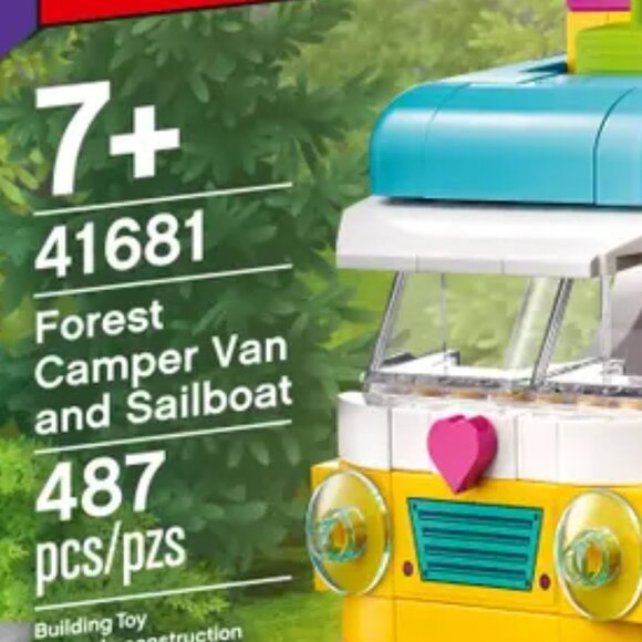 Lego Brand New Friends Camper Van and Sailboat 41681 Building Kit - Picture 2 of 13